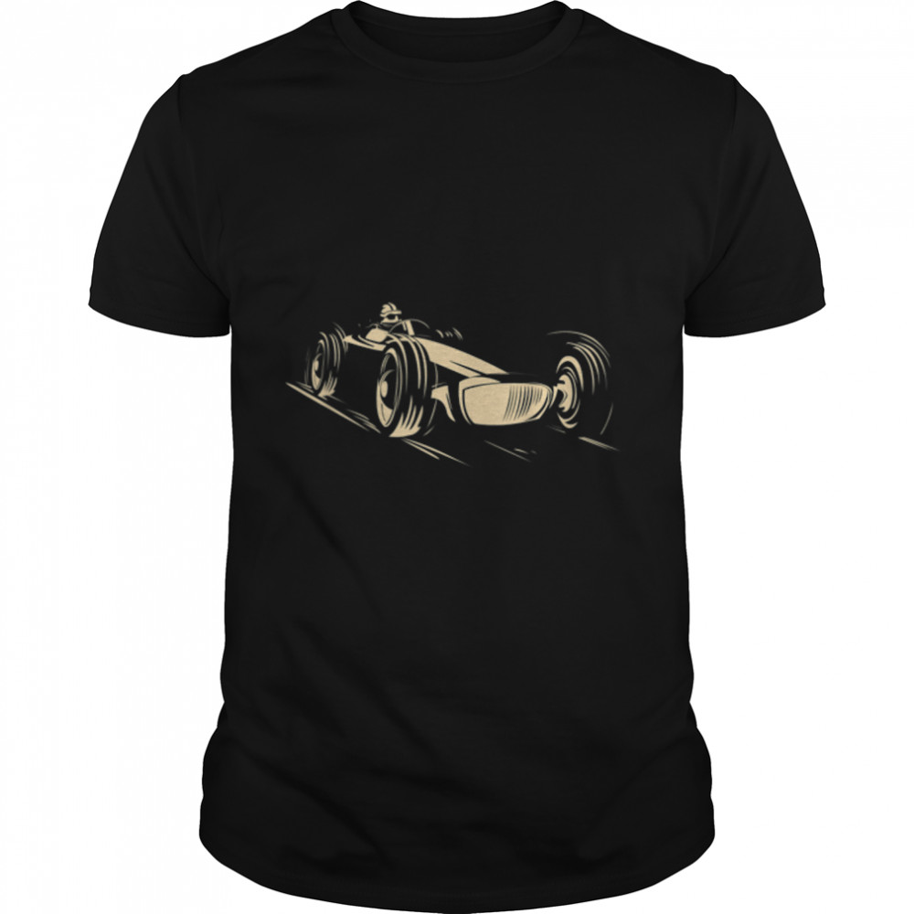 Race Car T-Shirt Racing Sports Auto Racer Vintage Cool Tee B07PBN4NTS