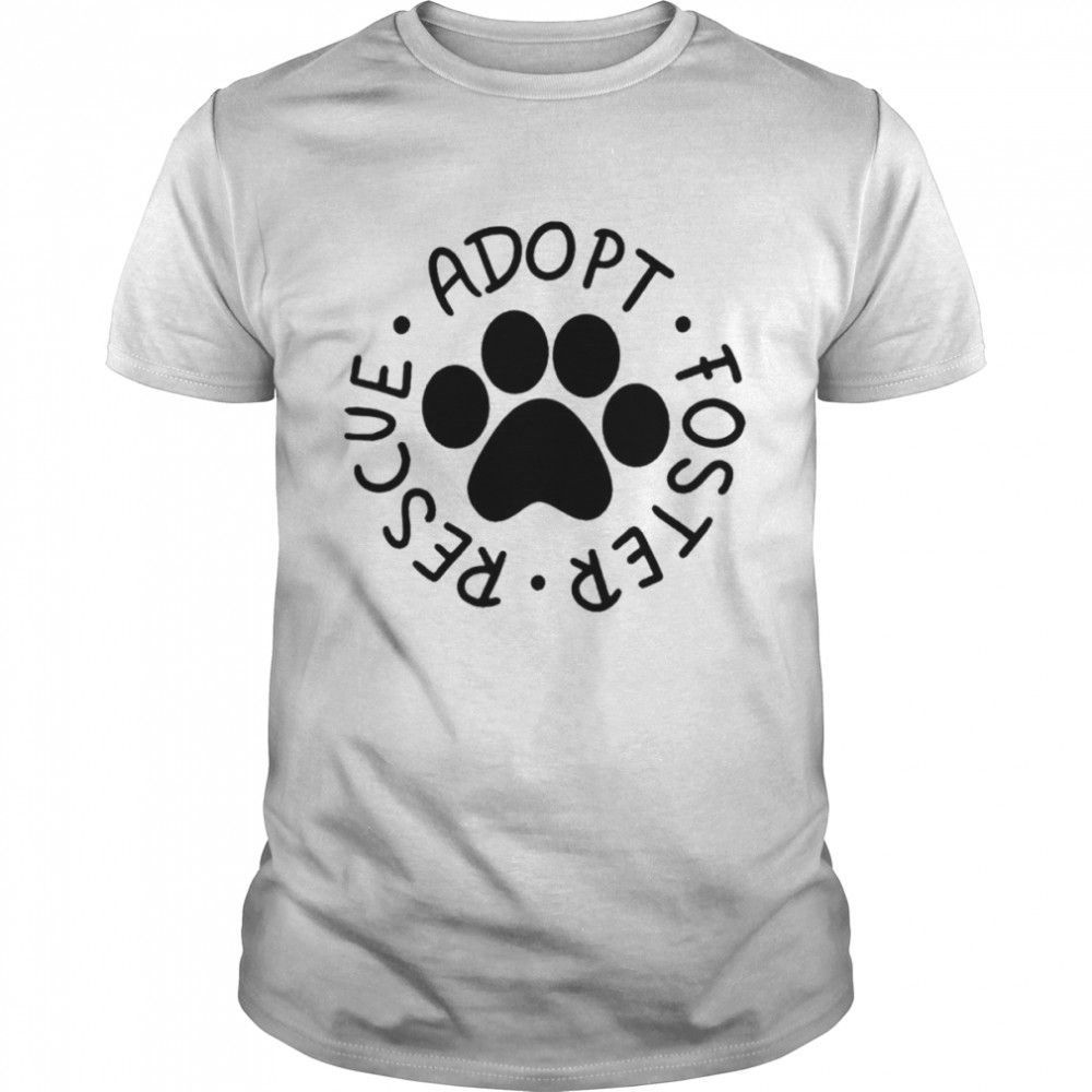 Adopt foster rescue dog adoption t-shirt Classic Men's T-shirt