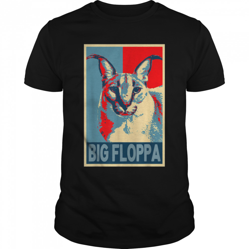 Big Floppa Meme Cat' Men's T-Shirt