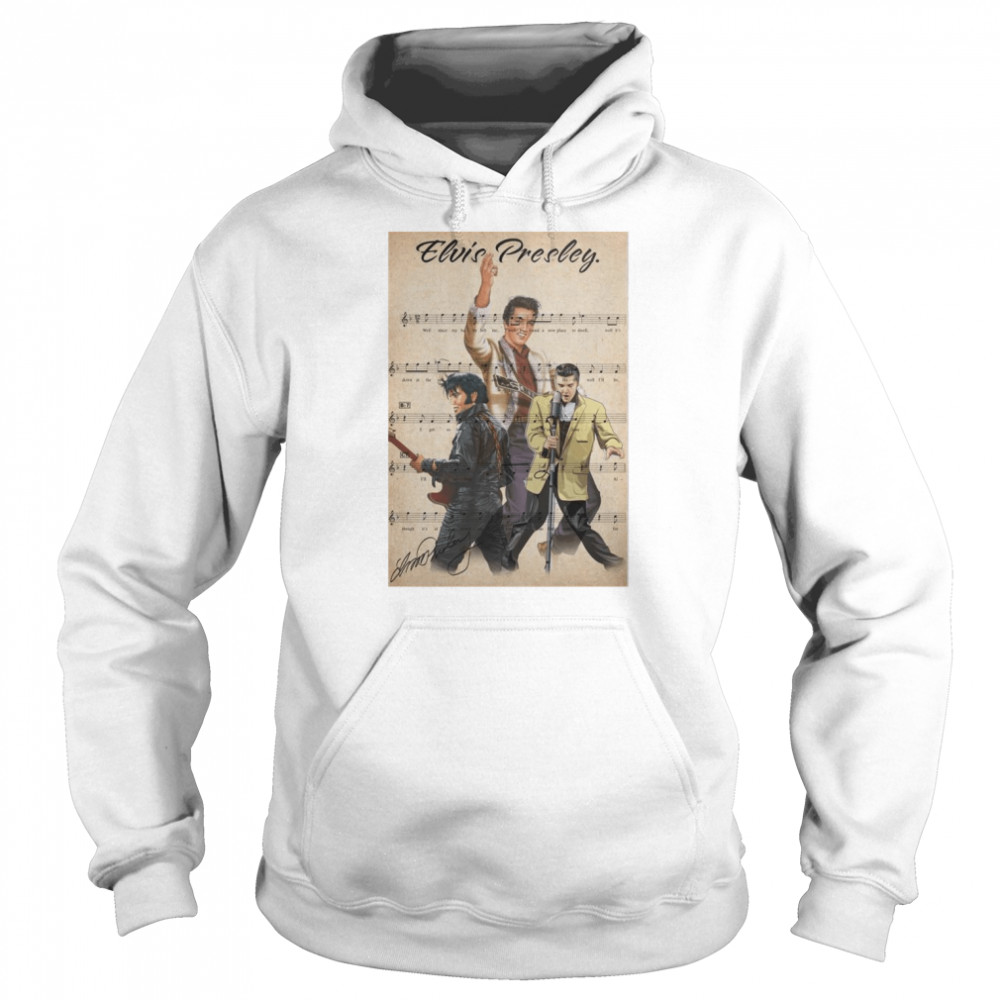 Elvis Presley Heartbreak Hotel Song Lyrics Unisex Hoodie