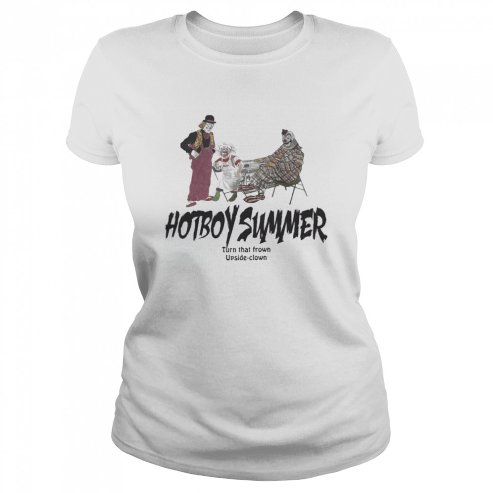 Hotboy summer turn that frown upsideclown shirt Classic Women's T-shirt