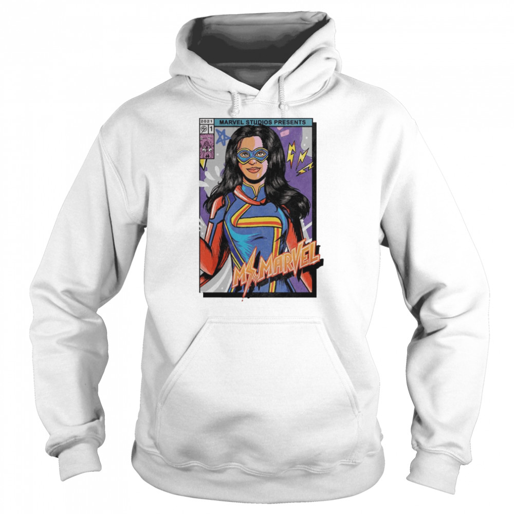 Marvel Ms. Marvel Comic Cover Kamala shirt Unisex Hoodie