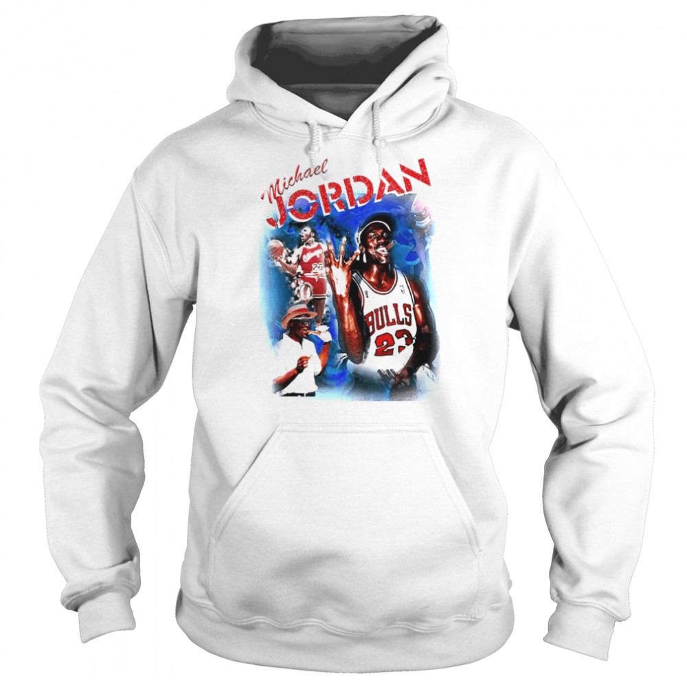 Michael Jordan vintage style bootleg rap shirt Unisex Hoodie