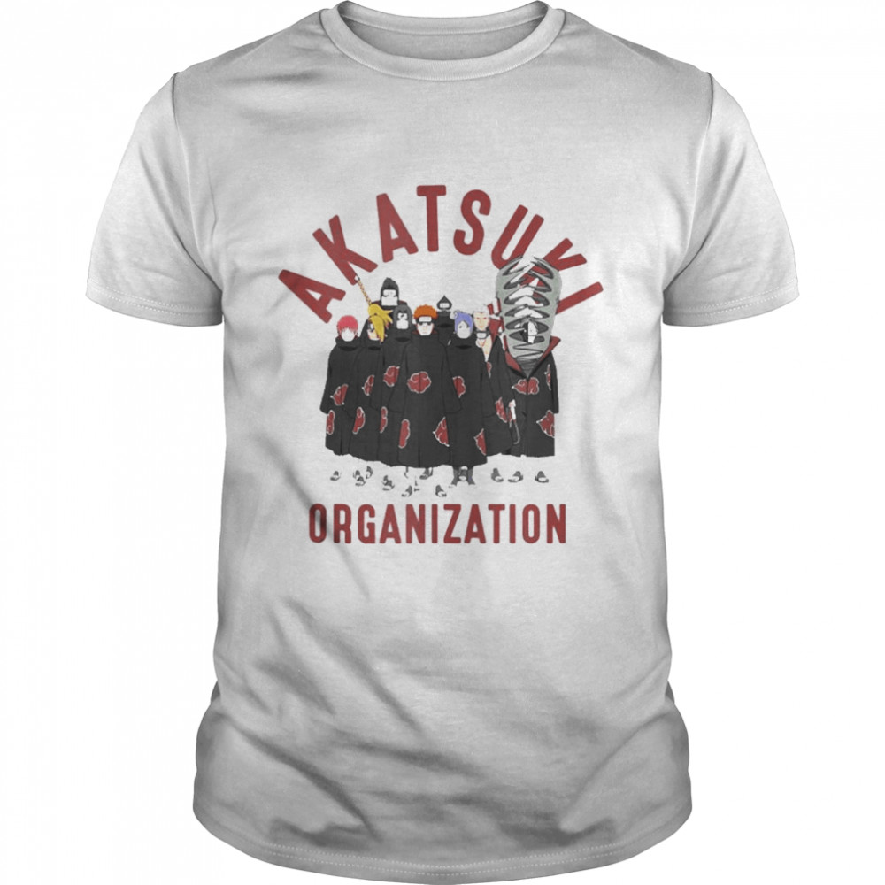 Naruto Shippuden Akatsuki Organization Classic Men's T-shirt