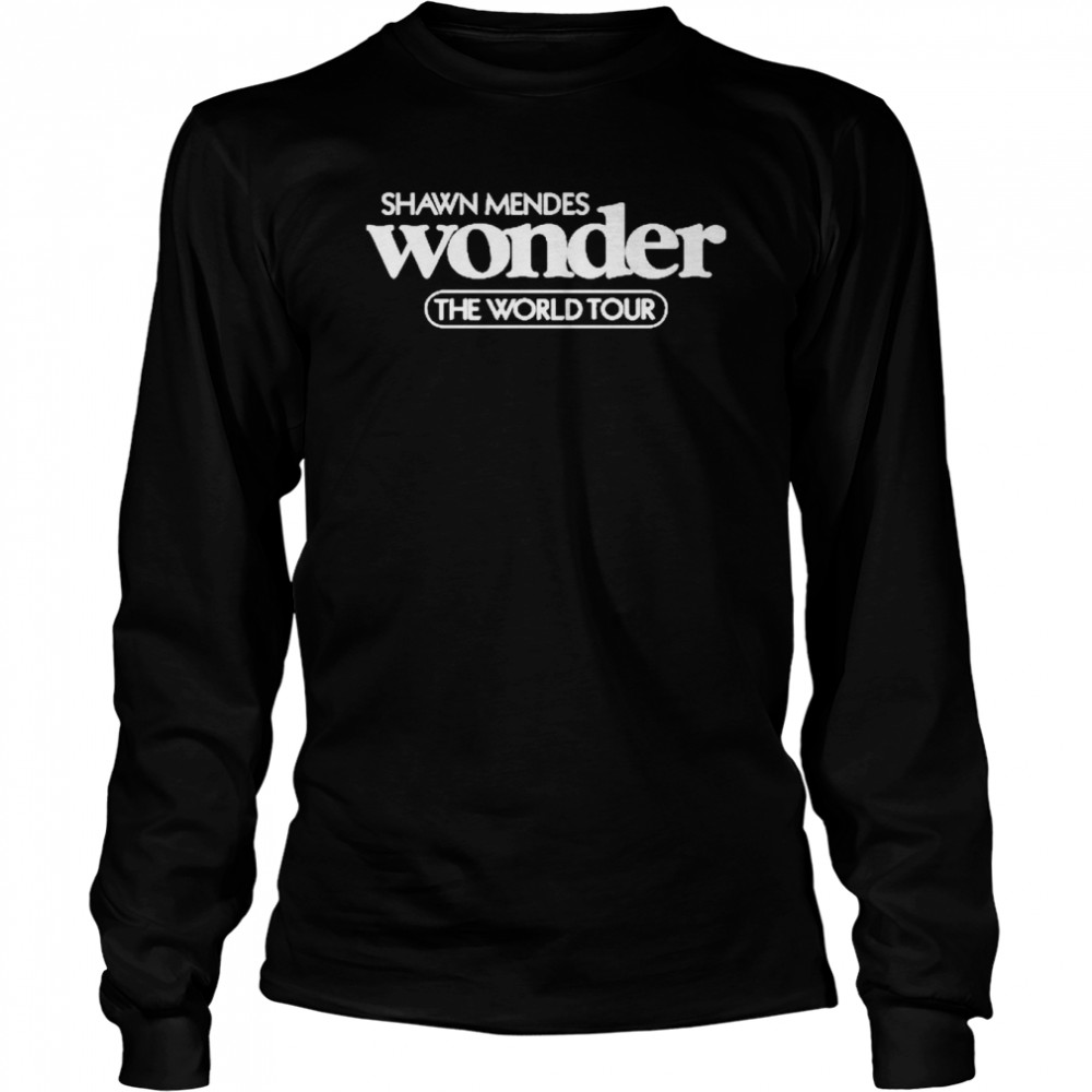 Shawn Mendes Wonder The World Tour Long Sleeved T-shirt