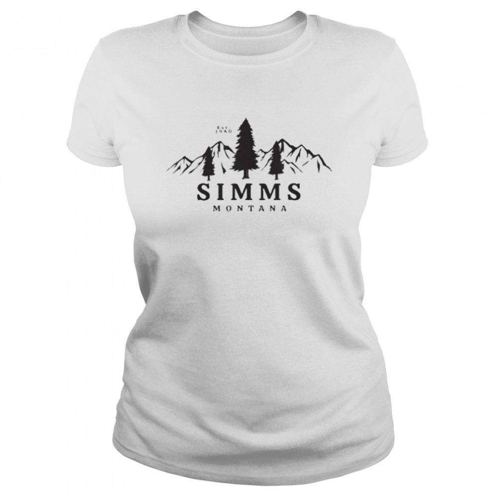 Simms Montana Mountains Classic Women's T-shirt