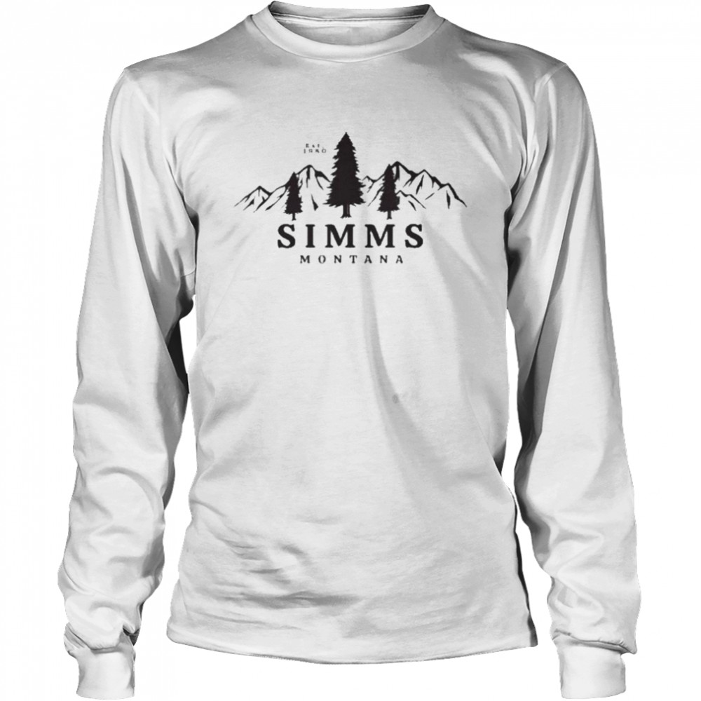 Simms Montana Mountains Long Sleeved T-shirt