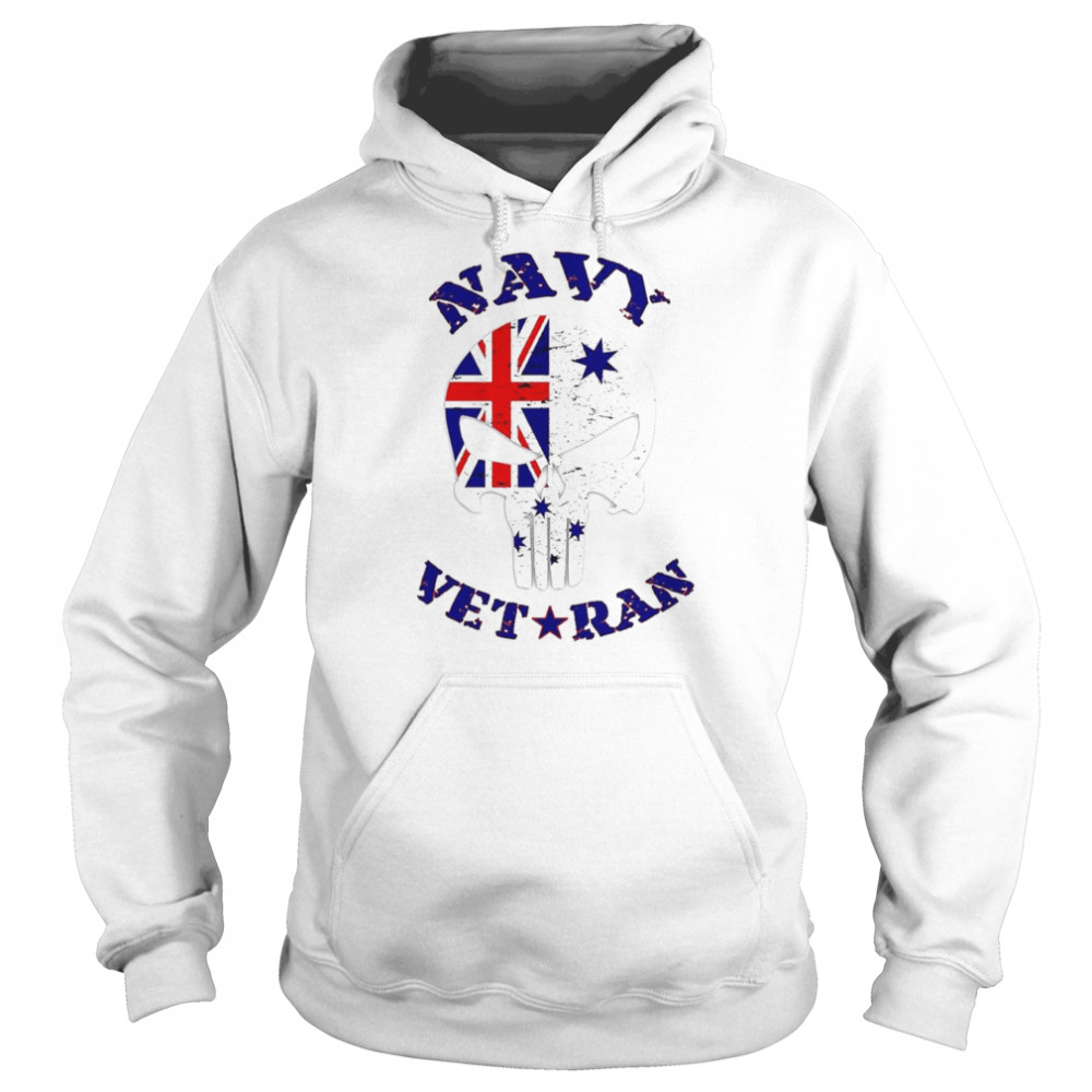 Skull Navy Veteran shirt Unisex Hoodie