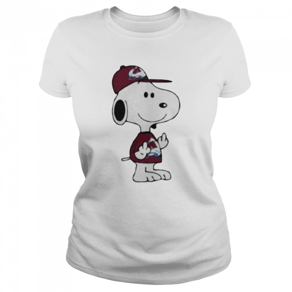 Snoopy Colorado Avalanche 2022 NHL Stanley Cup Champions Classic Women's T-shirt