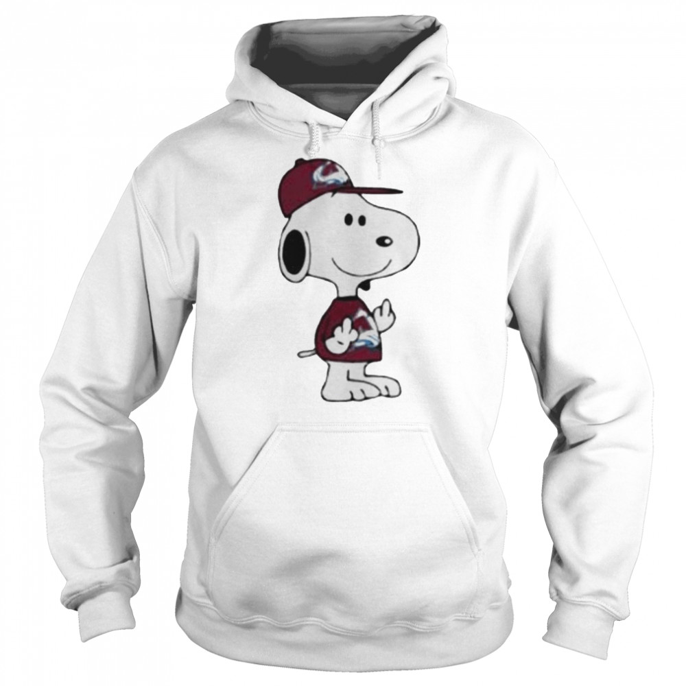 Snoopy Colorado Avalanche 2022 NHL Stanley Cup Champions Unisex Hoodie