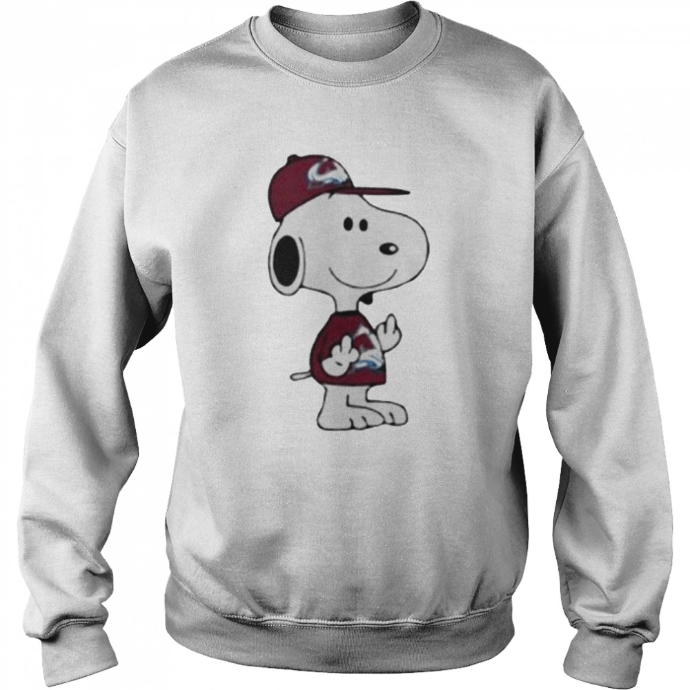 Snoopy Colorado Avalanche 2022 NHL Stanley Cup Champions Unisex Sweatshirt