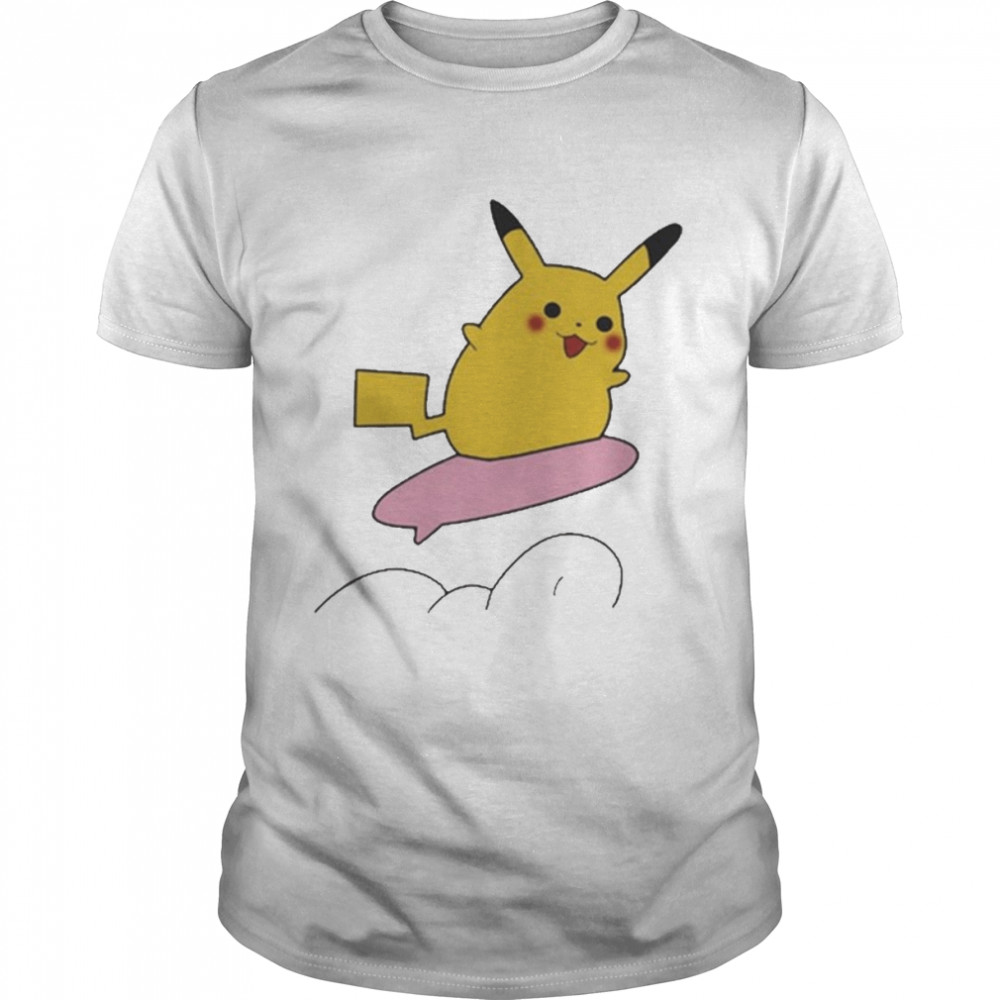 Surfing Pikachu T- Classic Men's T-shirt