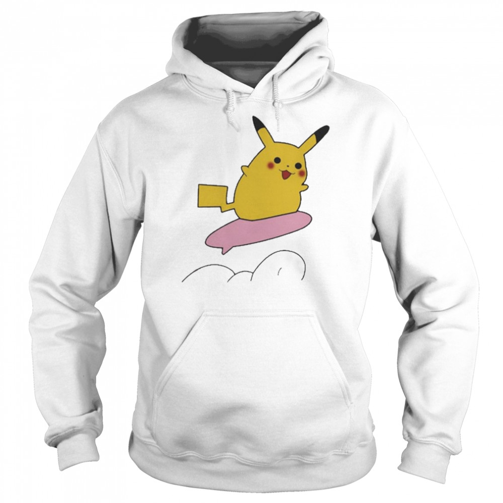 Surfing Pikachu T- Unisex Hoodie