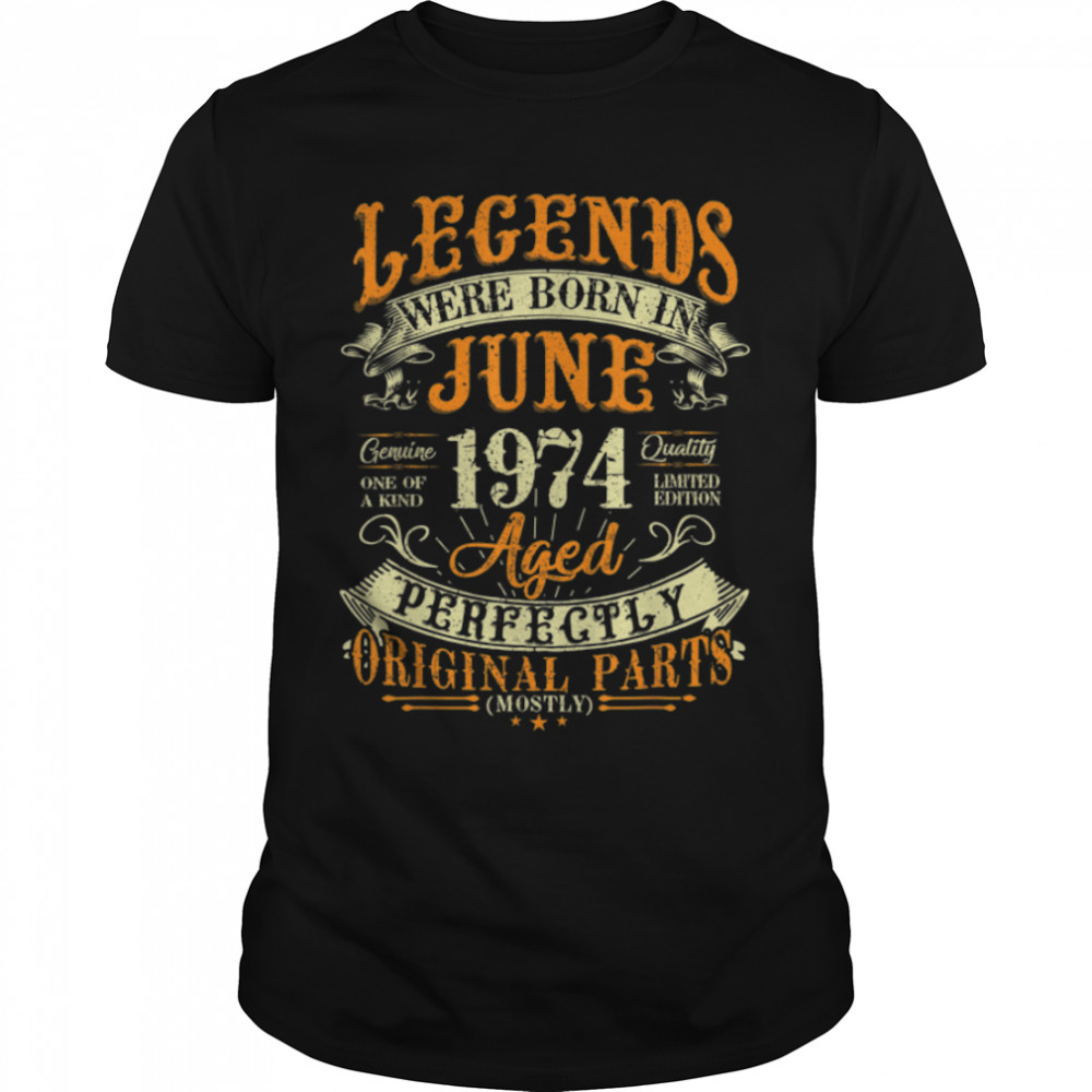 Vintage 48th Birthday April 1971 Shirt 48 Years Old Gift