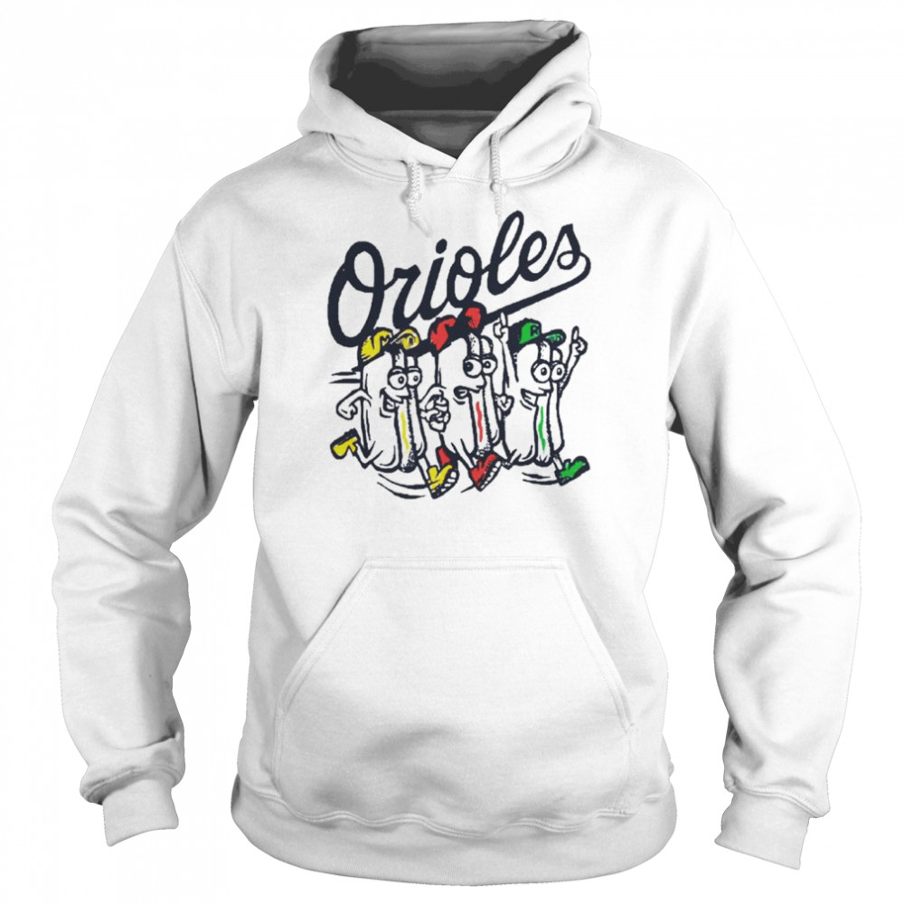 Orioles hot dog race Baltimore Orioles Shirt Unisex Cotton Men