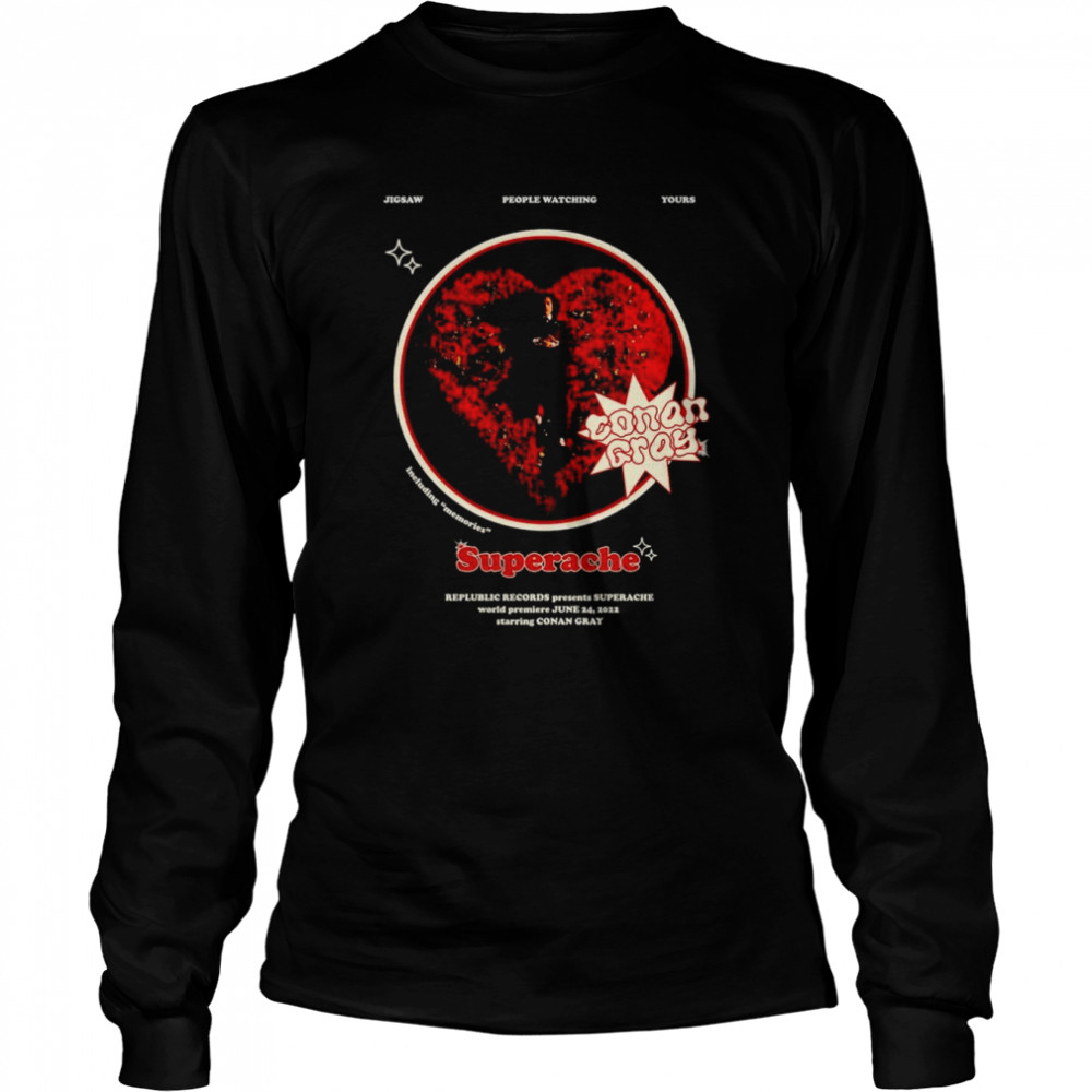 Conan Gray Superache Movie T- Long Sleeved T-shirt