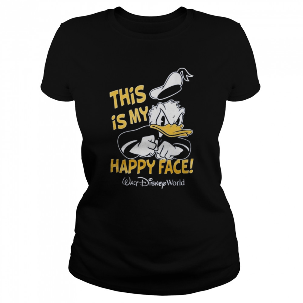 Donald this is my happy face shirt Classic Women's T-shirt