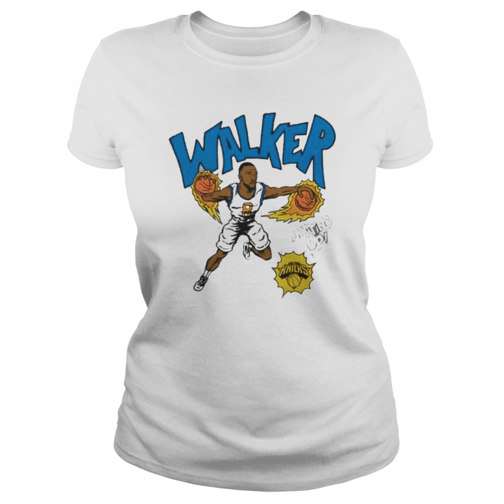 New York Knicks Comic Book Kemba Walker Classic Women's T-shirt