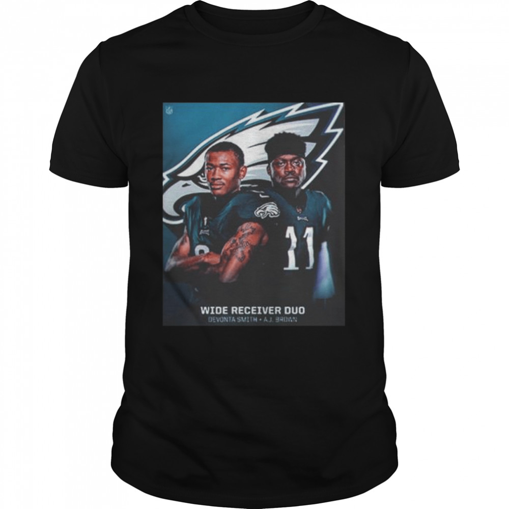 Wide Receiver Duo Devonta Smith And A J Brown Philadelphia Eagles shirt,  hoodie, sweater, longsleeve and V-neck T-shirt