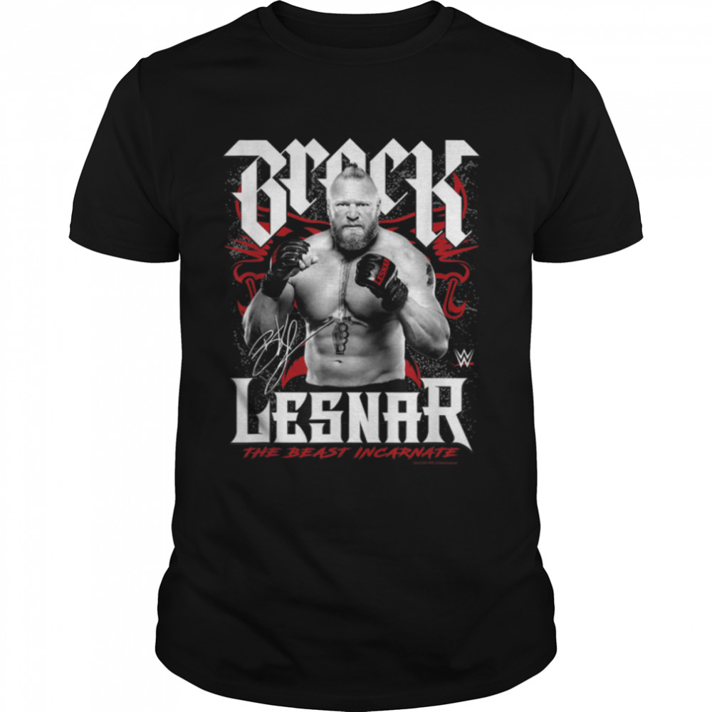 WWE Brock Lesnar Beast Incarnate T-Shirt B09VTLCYPZ - T Shirt Classic WWE Brock Lesnar Beast Incarnate T-Shirt B09VTLCYPZ - T Shirt Classic