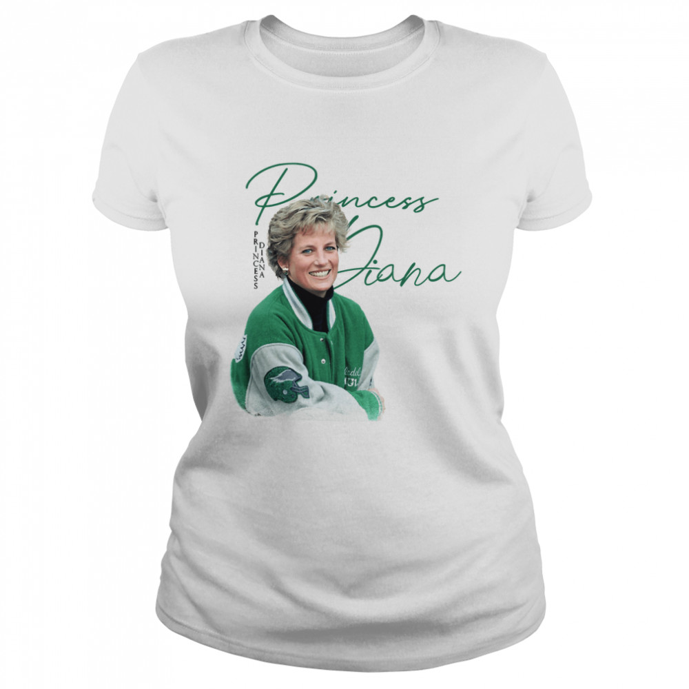 Zazzle Princess Diana - The Philadelphia Eagles Jacket CL T-Shirt, Men's, Size: Adult S, Black