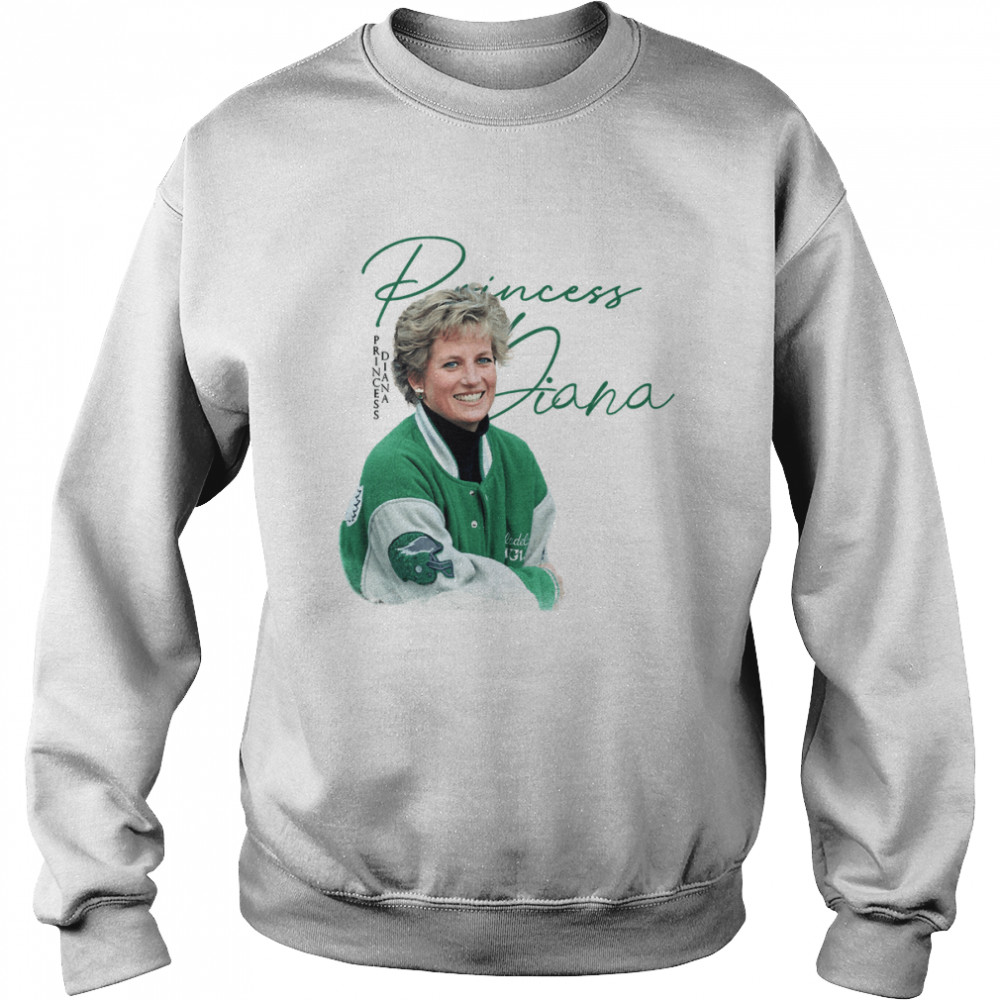 Zazzle Princess Diana - The Philadelphia Eagles Jacket CL T-Shirt, Men's, Size: Adult S, Black