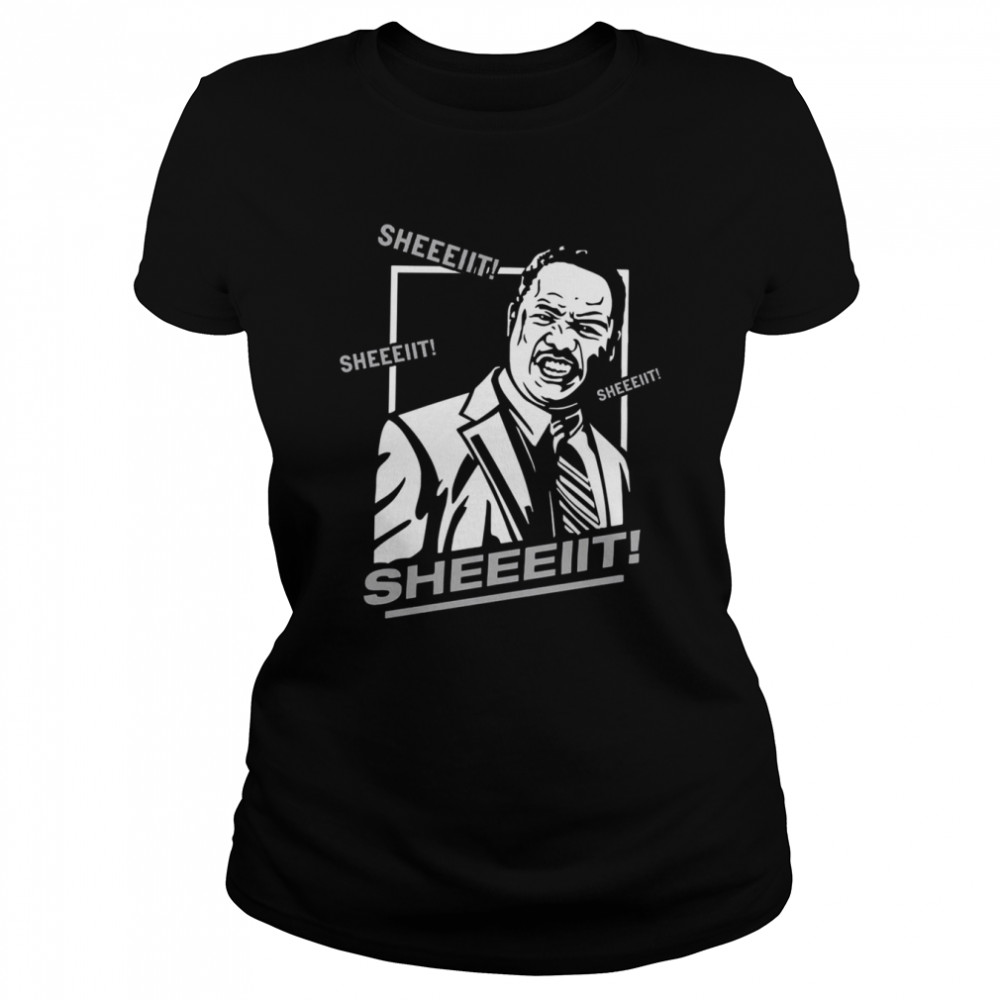 Clay Davis Shit Funny Sheeit Inspired The Wire shirt T Shirt Classic