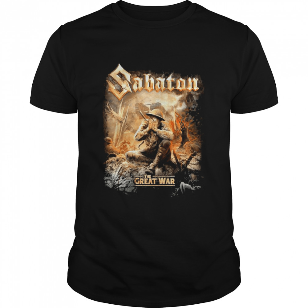 Sabaton The Great War Rock Band Design Shirt T Shirt Classic