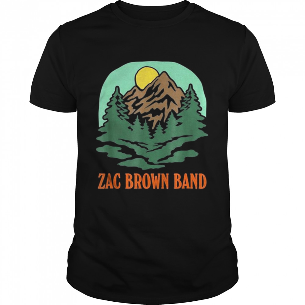 Zac Brown Band – Mountain Logo  Classic Men's T-shirt