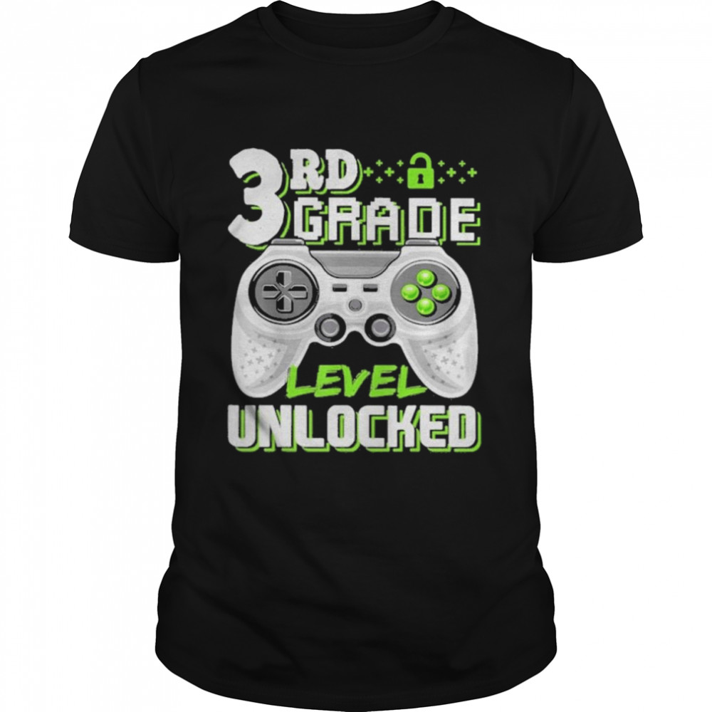 3rd Grade Level Unlocked Game shirt Classic Men's T-shirt