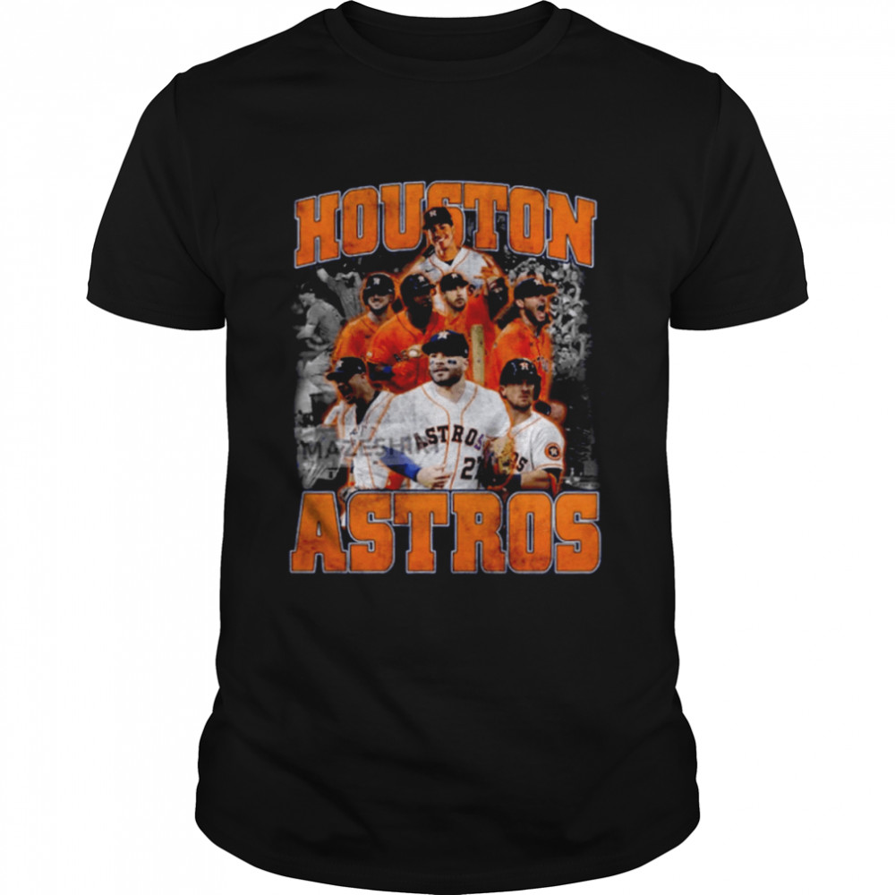 Houston Astros Vintage Baseball Art shirt Classic Men's T-shirt