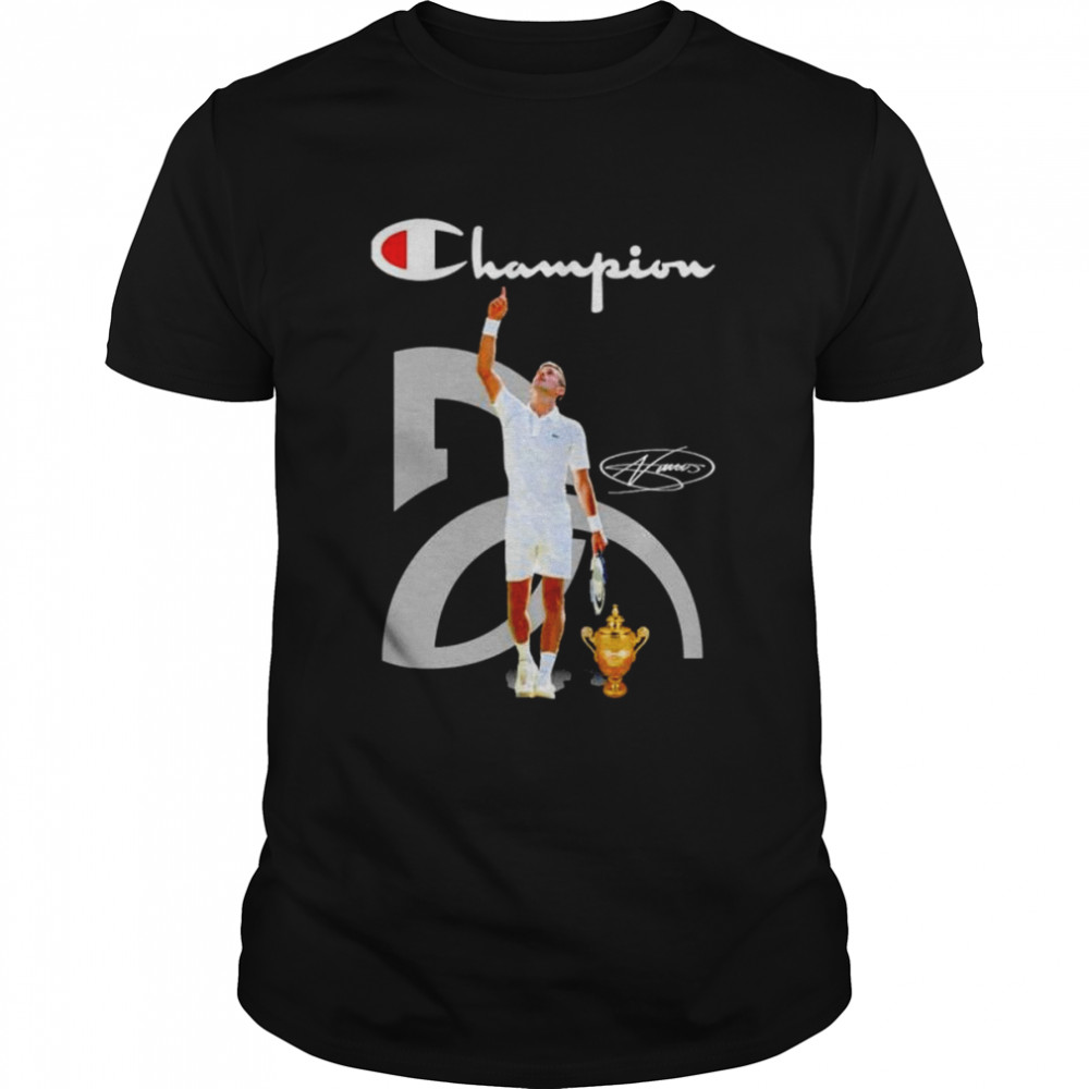 Novak Djokovic Champion shirt