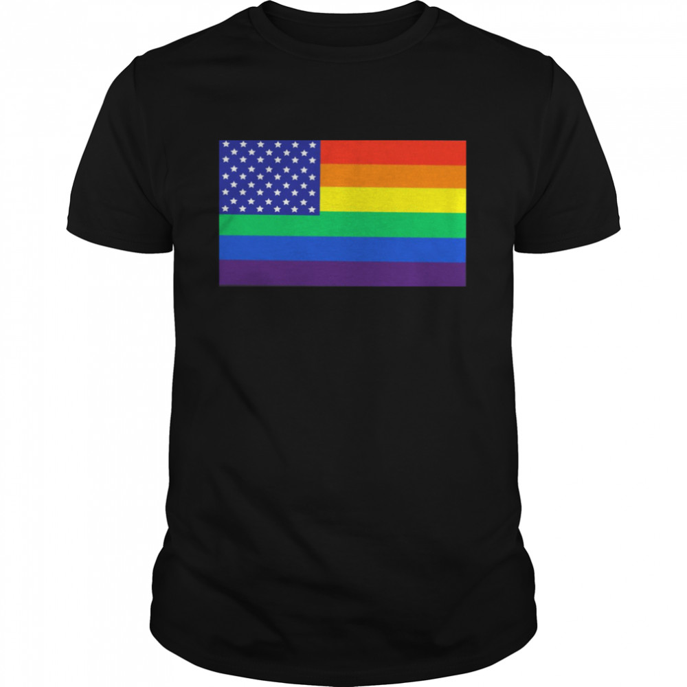 Pride American flag 2022 T-shirt Classic Men's T-shirt