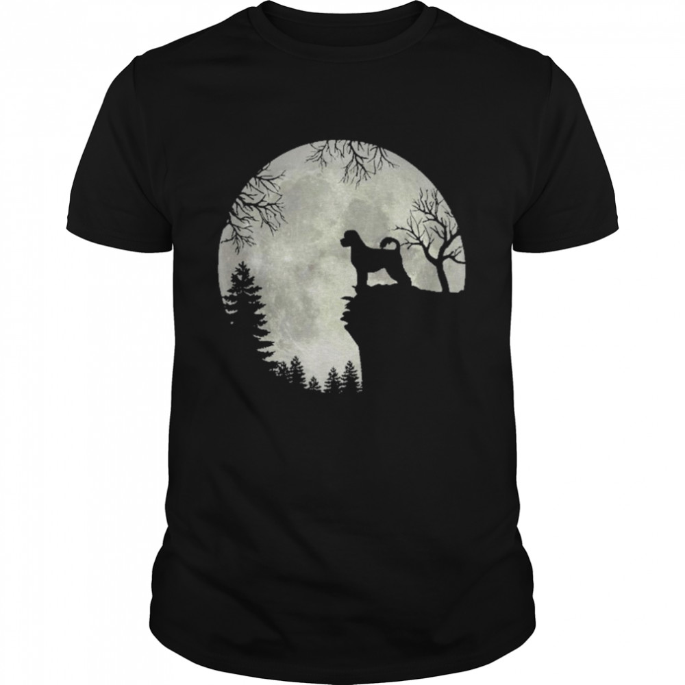 Portuguese Water And Moon Halloween Shirt