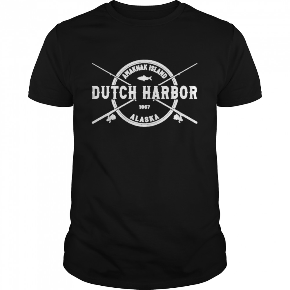 Dutch Harbor Ak Vintage Crossed Fishing Shirt