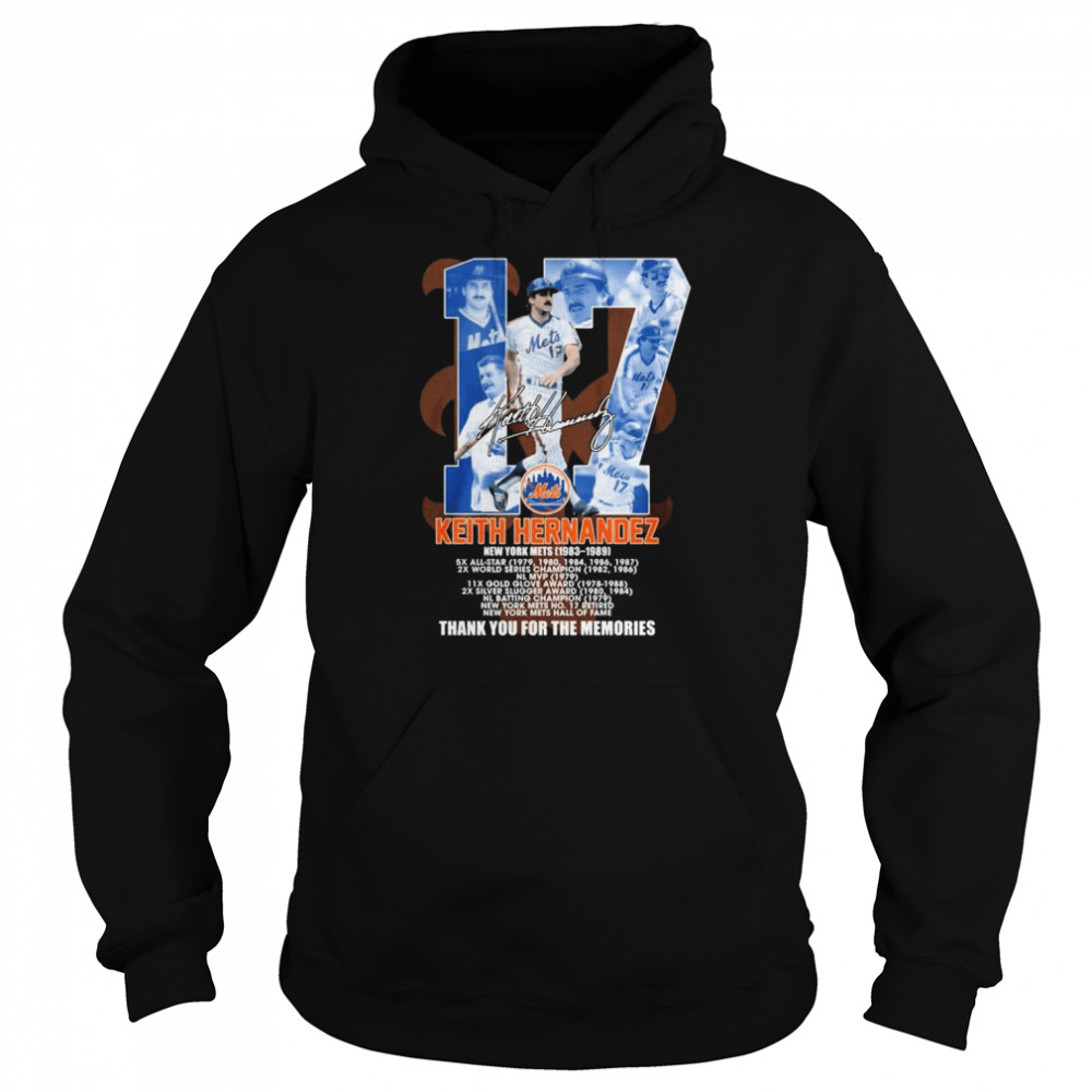 Keith Hernandez New York Mets 1983 1989 Thank You For The Memories  Signature Shirt - Bring Your Ideas, Thoughts And Imaginations Into Reality  Today