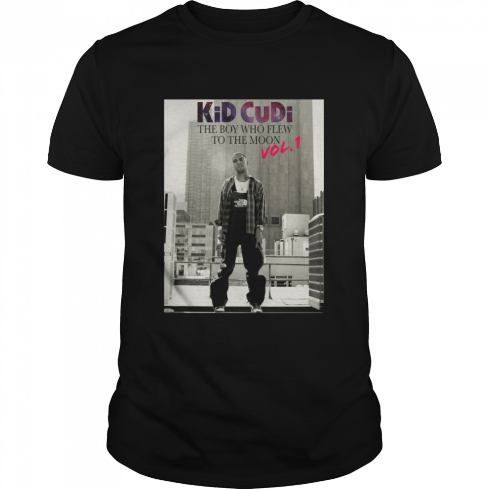 Standing The Boy Who Flew To The Moon Kid Cudi shirt