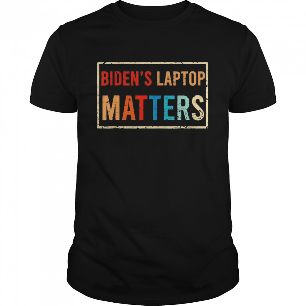 Biden’s Laptop Matters Anti Democrat Pro Trump 2024 T-Shirt