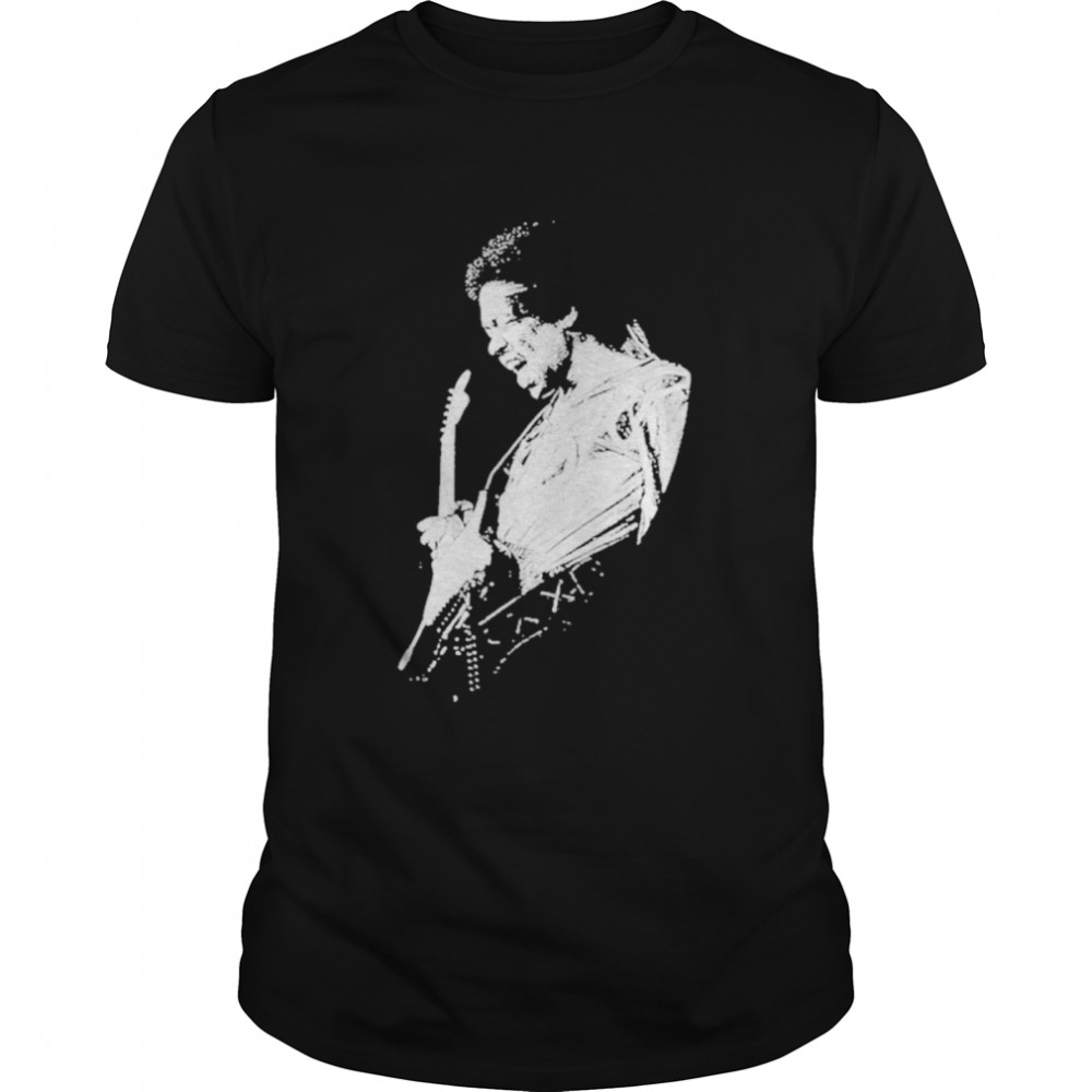 Jimi Hendrix Playing Guitarist  Classic Men's T-shirt