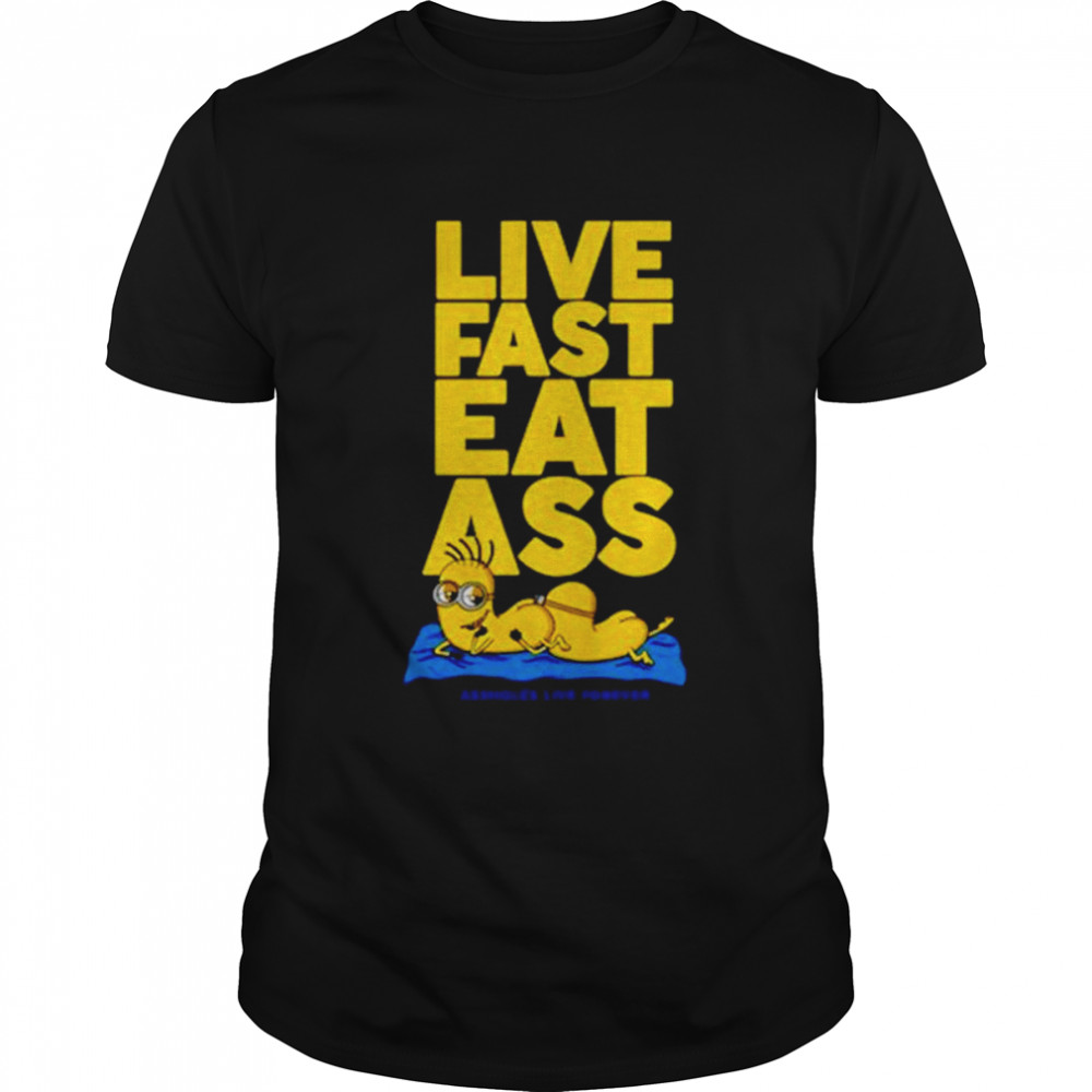 Live Fast Eat Ass Minions shirt Classic Men's T-shirt