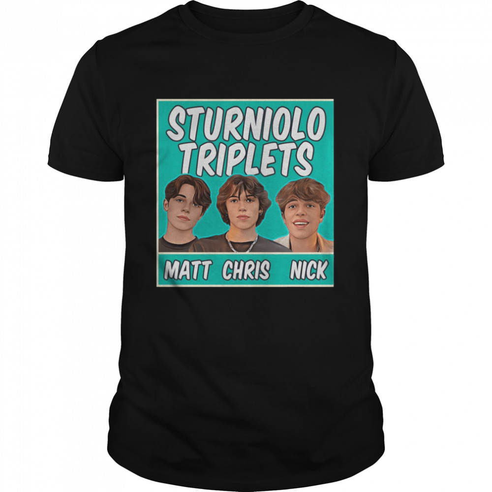 Matt Chris Nick Sturniolo Triplets State shirt