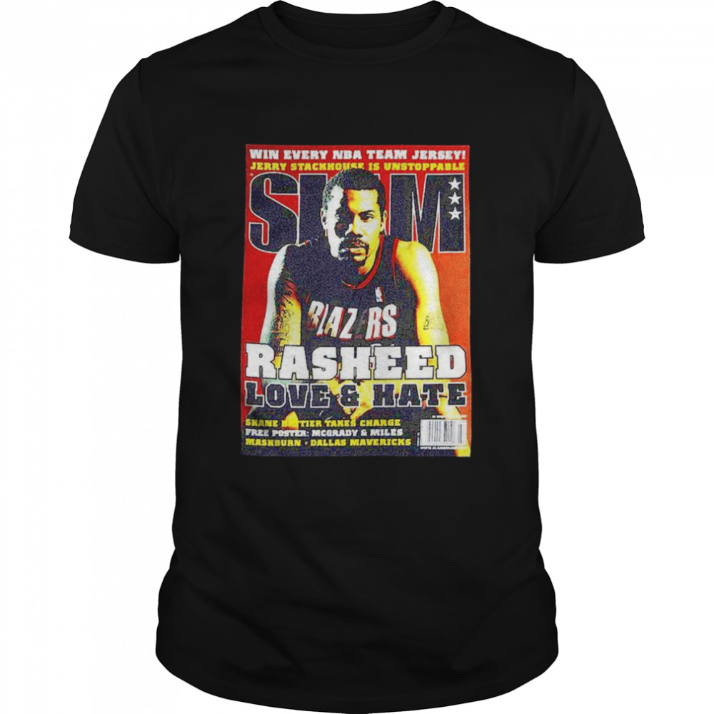 NBA Slam Rasheed Wallace shirt