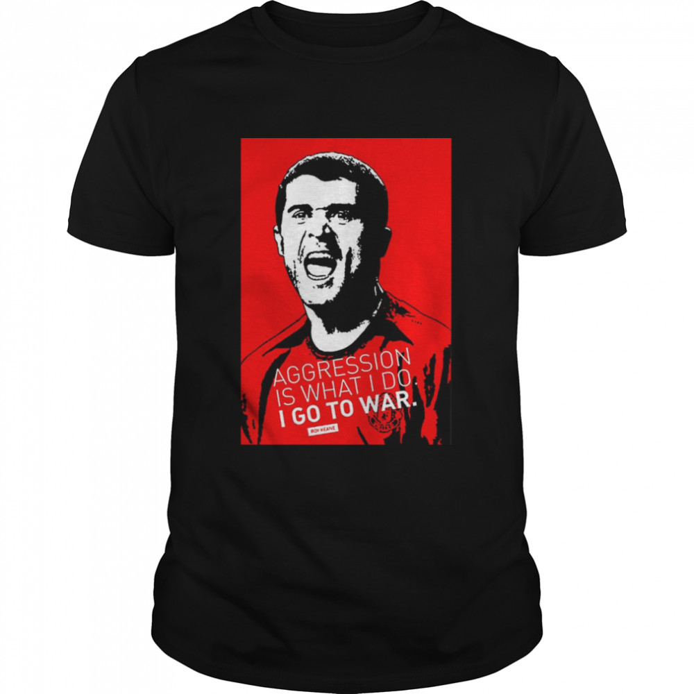 The Red Design Of Roy Keane Manchester United shirt