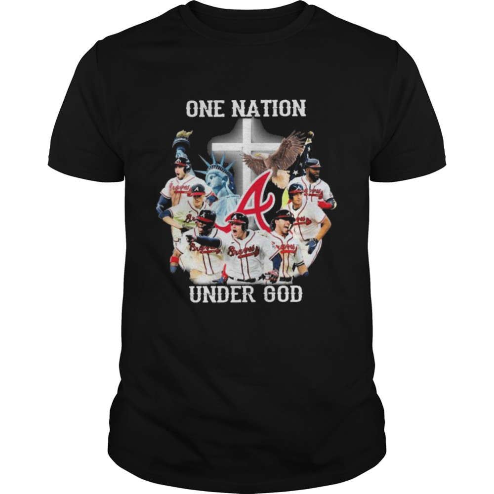 Atlanta Braves One Nation Under God 2022 Shirt