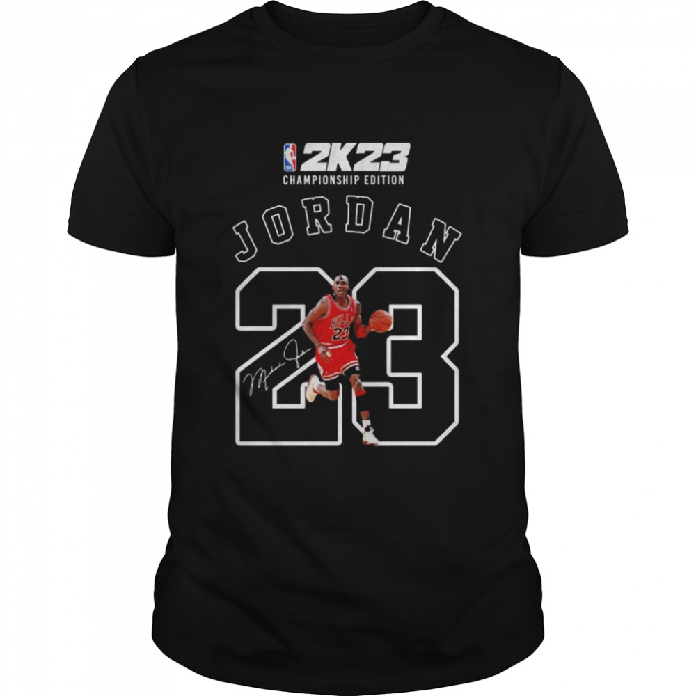 NBA 2K23 Championship Edition Michael Jordan 23 Signature Shirt