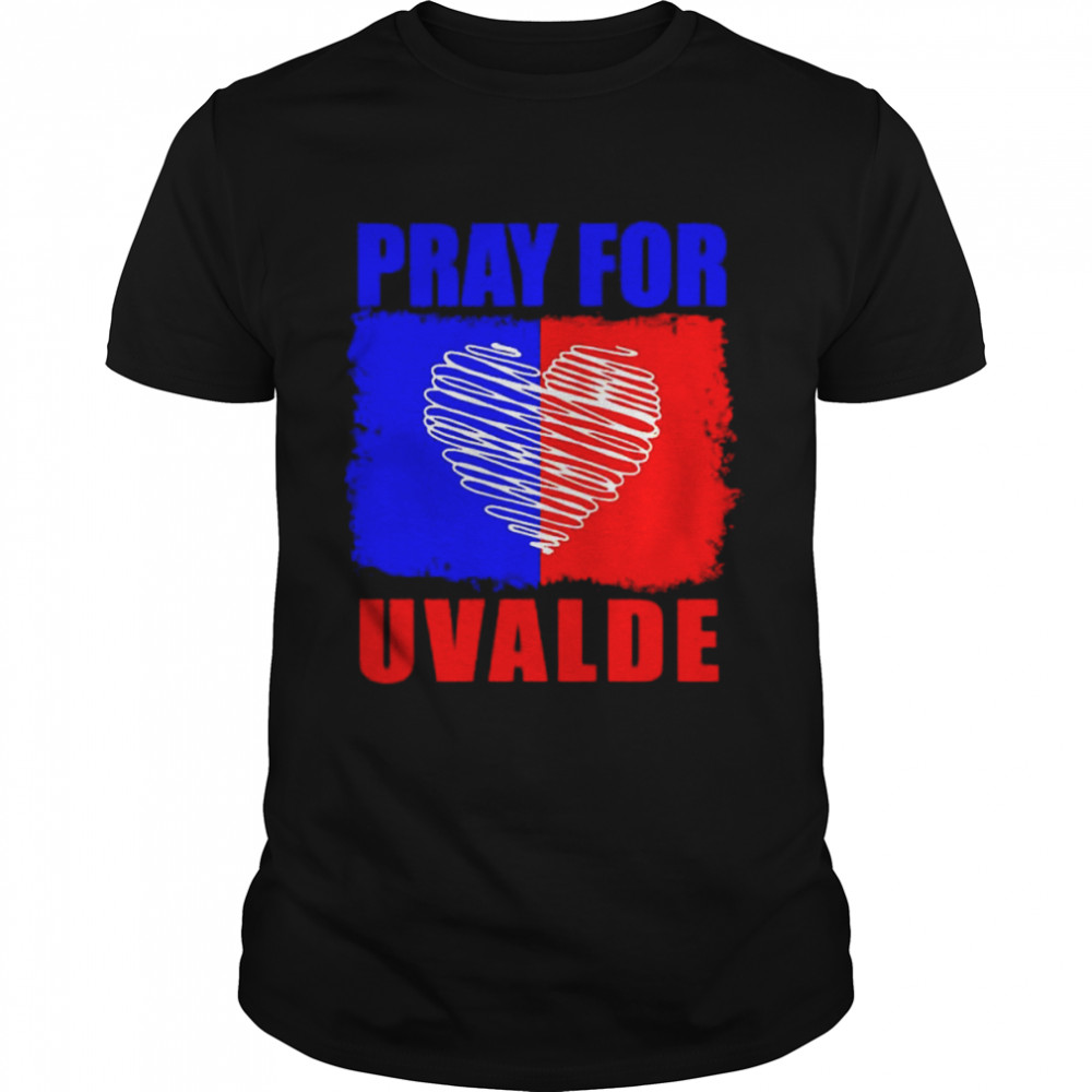 Pray For Uvalde Flag US Shirt