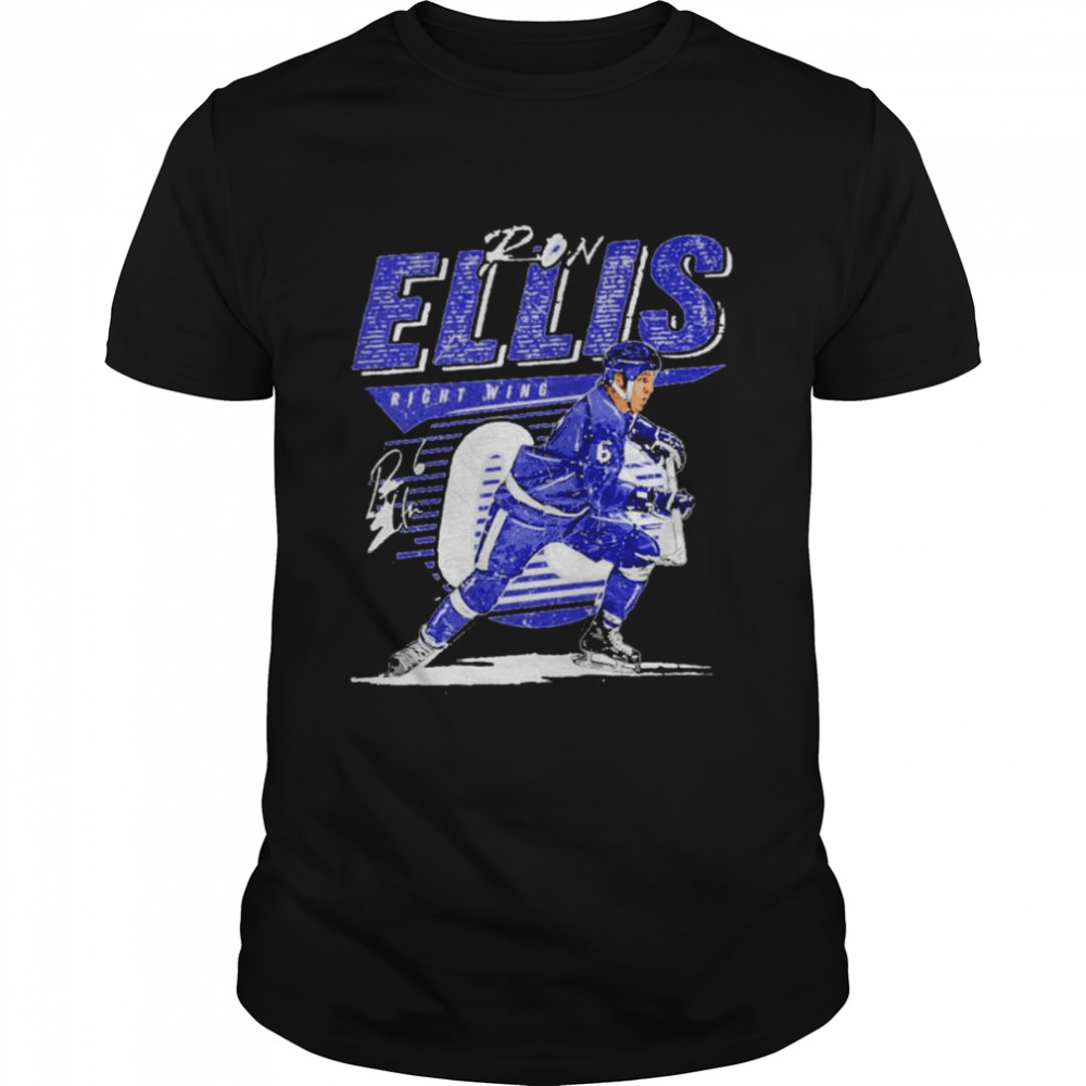 Ron Ellis Toronto Maple Leafs Comet signature shirt