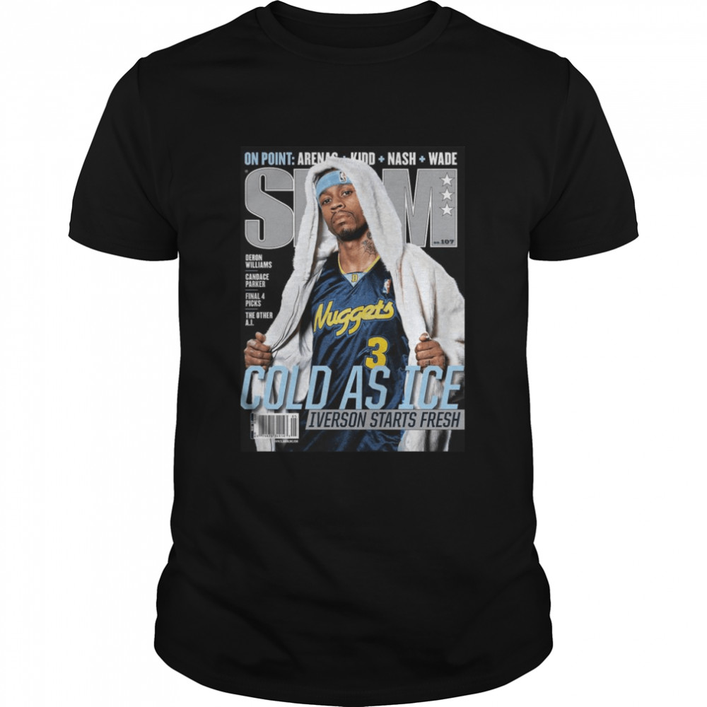 SLAM Allen Iverson Cold As Ice Iverson Starts Fresh Shirt