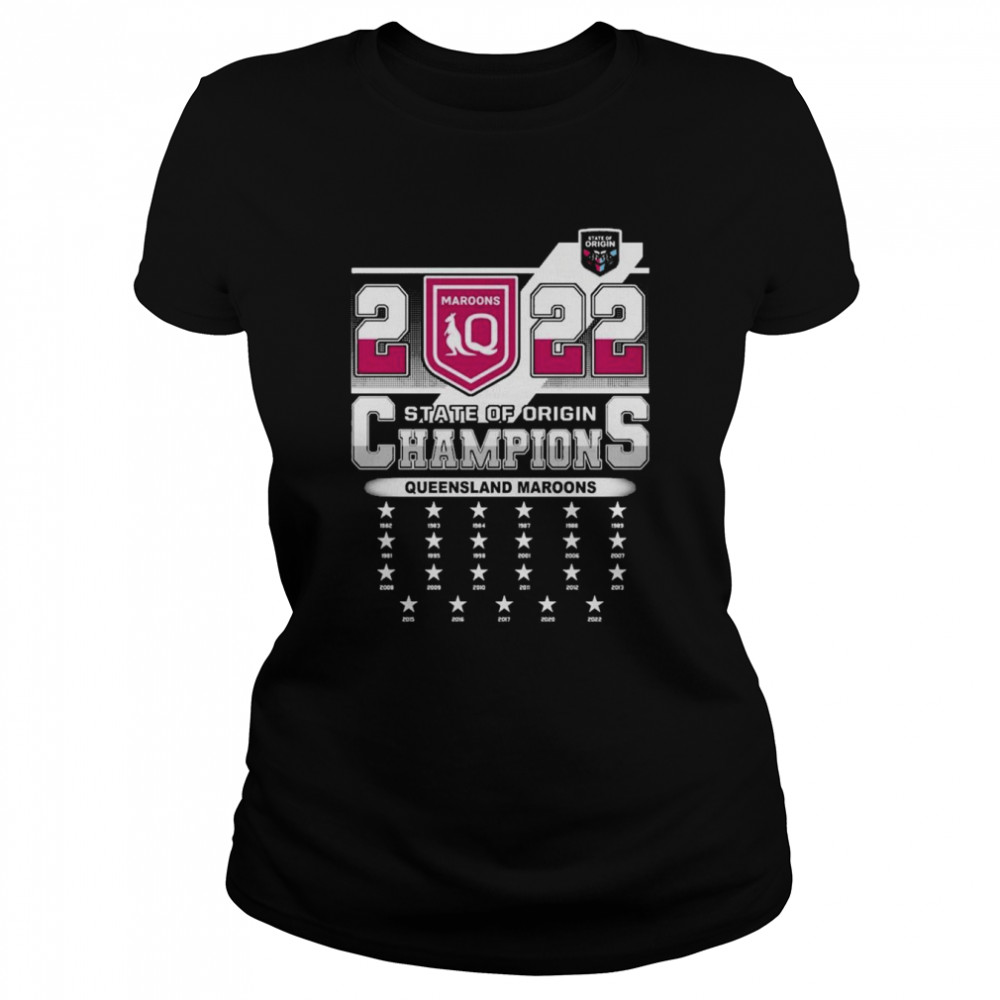2022 State Of Origin champions Queensland Maroons  Classic Women's T-shirt