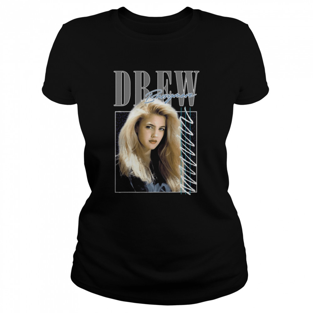 Actress Drew Barrymore Vintage shirt Classic Women's T-shirt